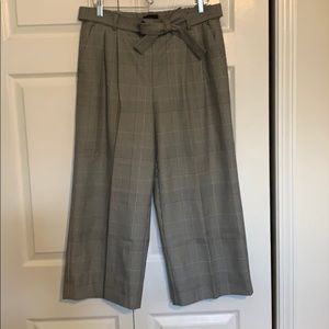 J. Crew Glen Plaid Wide Leg Pants